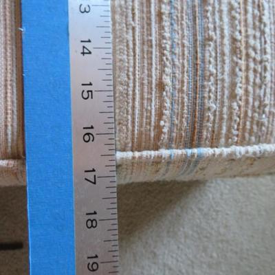 Mid-Century Modern Tufted Side Chair & Ottoman