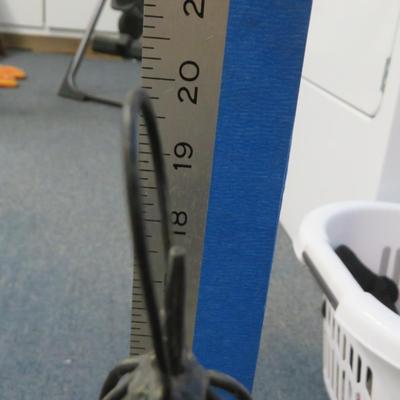 Large tabletop glass house, wrought iron birdcage terrarium display box By Red Carpet Studios