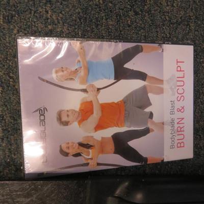 Gym Equipment Lot - Marcy Weight Bench, Body Blade, Aero Pilates - All Seen in Photos.