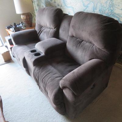 Electrical Reclining Loveseat / Couch - As Seen