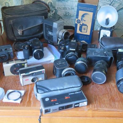 Estate Camera Lot- All Seen In Photos