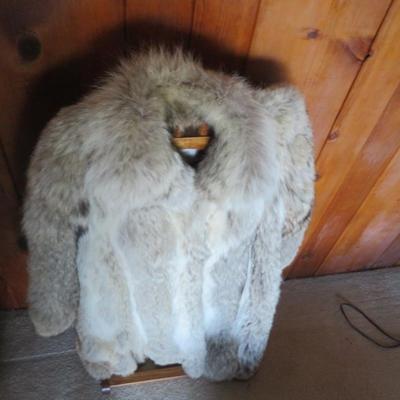 FUR ~ NATURAL COYOTE ~ Full length 46â€ Custom Coat