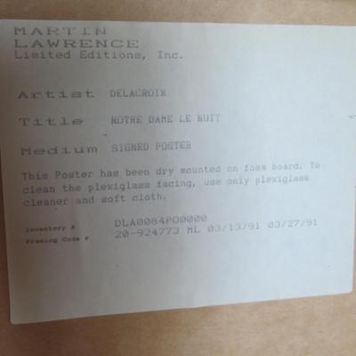 Framed Signed Print by Michael Delacroix - Estate Fresh