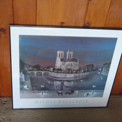 Framed Signed Print by Michael Delacroix - Estate Fresh