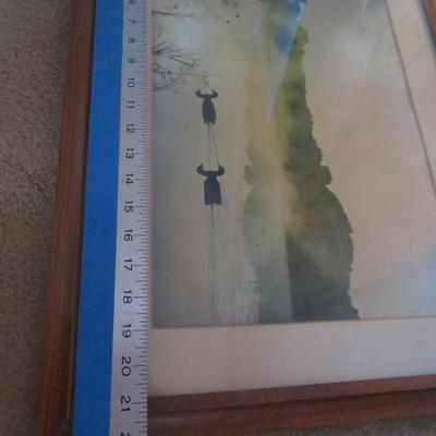 Vintage Landscape Art Print