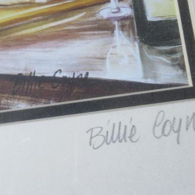 Signed Framed Print By Billie Coyne