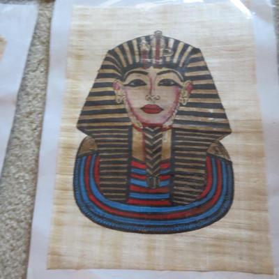High quality Egyptian Papyrus - lot of 3