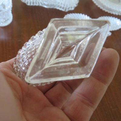 A Vintage 18 PIECE Group of Westmoreland Glass English Hobnail Clear