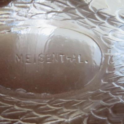 Vintage Clear Glass Swan Dish set of 4