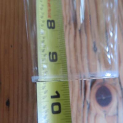 14 clear glass champaigne glasses - as seen