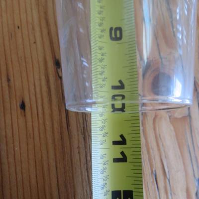 14 clear glass champaigne glasses - as seen