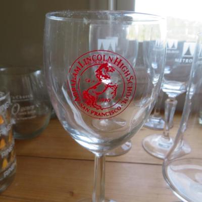 Table lot of stem ware / Barware