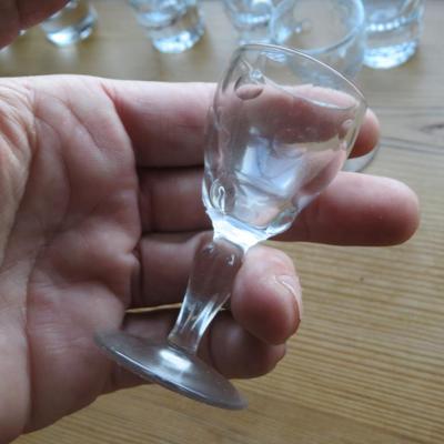 Lot Of Shot Glasses - all seen on table