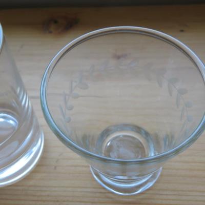 Lot Of Shot Glasses - all seen on table