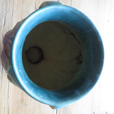 Roseville Zephyr Lily Vase, Green, 202-8, 8 1/4"