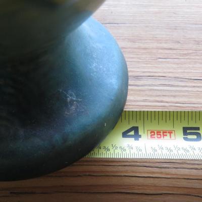 Roseville Zephyr Lily Vase, Green, 202-8, 8 1/4"