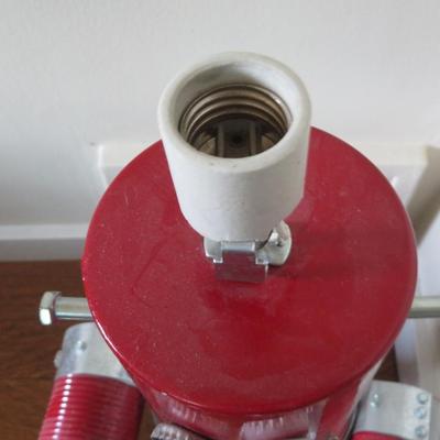 Tin Can Robot Lamp - Rare Estate Find