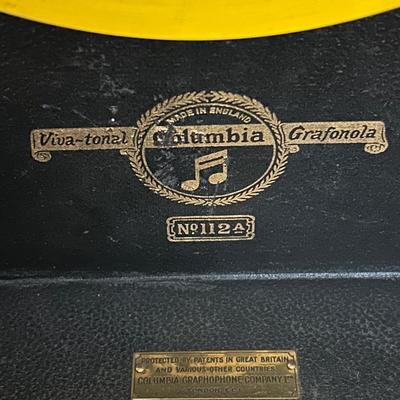 Vintage Columbia Grafonola Viva-tonal No 112 Wind up Gramophone Made in England