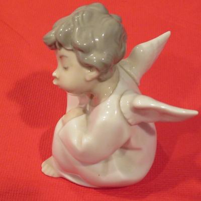 Lladro Little Boy Angel Figure