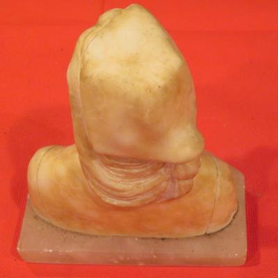 G. Bessi, "Jeanne D'Arc" Alabaster Bust