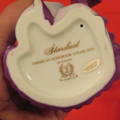 Lenox American Songbook Collection -Stardust & Rhapsody In Blue - Lot of 2 Fine Porcelain Figurines