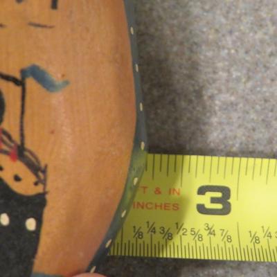 Vintage Traditional Hand Made Wooden Clogs lot of 2