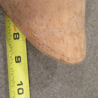 Vintage Traditional Hand Made Wooden Clogs lot of 2