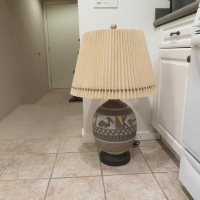 MID CENTURY MODERN EGYPTIAN HIEROGLYPH TABLE LAMP! VTG 1950'S KNOLL RAYMOR RETRO