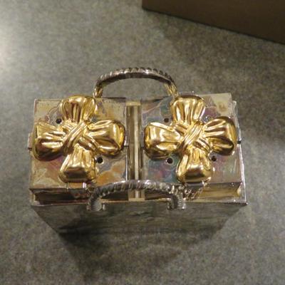 Godinger Silver Plated Gifts In Bag Salt And Pepper Shakers 1998 - Sold at Gumps of San Francisco