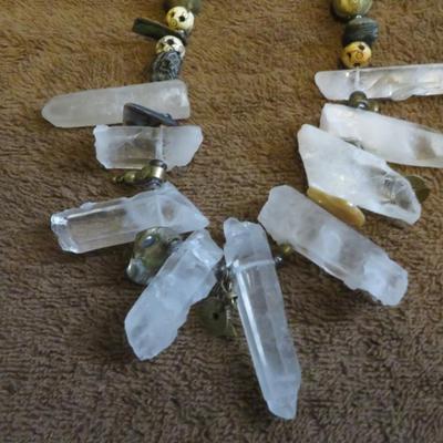 Genuine Stone Necklace Lot - 10 Great Necklaces - Estate Jewelry Lot