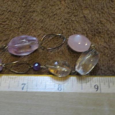 Genuine Stone Necklace Lot - 10 Great Necklaces - Estate Jewelry Lot