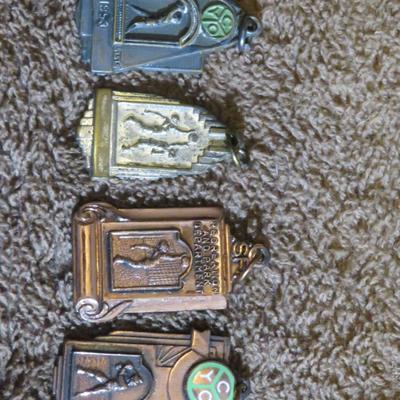Rare 1950's Sports Medals - lot of 4