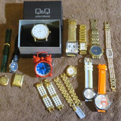 Estate Jewelry Wrist Watch Lot of 13 - Some Need Battery - Some Need repair.