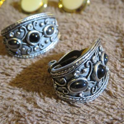 Estate Jewelry Clip Back Earrings - Lot of 13 Pair - GEORGIAU