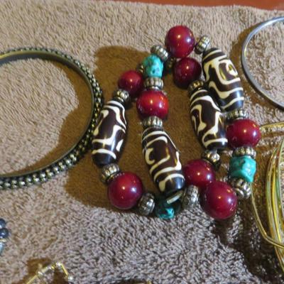 Estate Jewelry Bracelet Lot - Large Table Lot - Must See