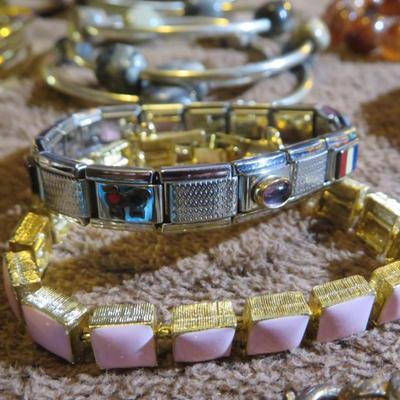 Estate Jewelry Bracelet Lot - Large Table Lot - Must See