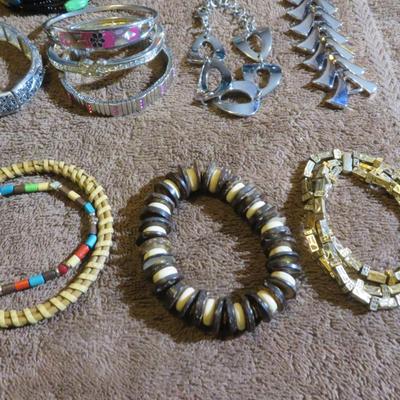Estate Jewelry Bracelet Lot - Large Table Lot - Must See
