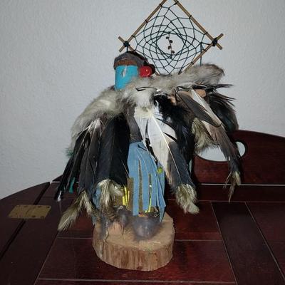 BY DIANE DAILEY KACHINA AND SMALL DREAM CATCHER