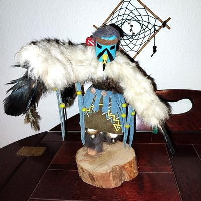 BY DIANE DAILEY KACHINA AND SMALL DREAM CATCHER