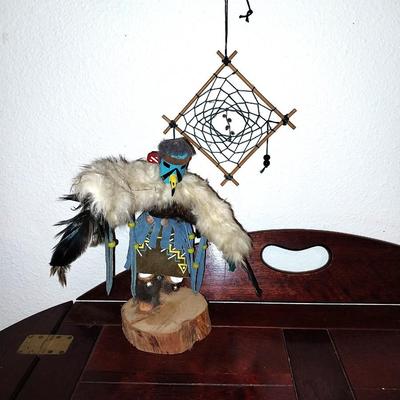 BY DIANE DAILEY KACHINA AND SMALL DREAM CATCHER
