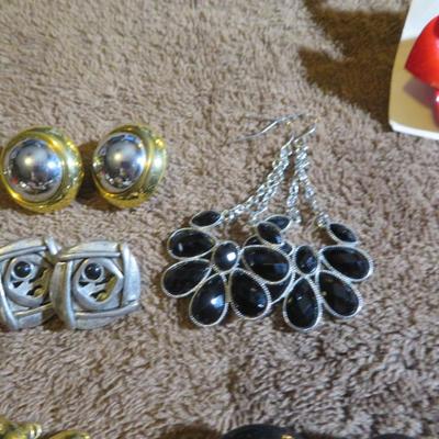 Large Estate Jewelry Lot of Earrings for Pierced Ears - Must See