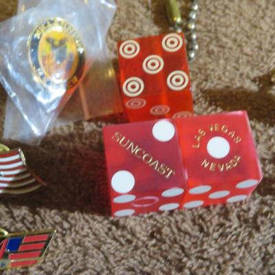 Misc Estate Jewelry Lot - Russian Olympic Pins, Single Earrings & Broken Jewelry For Parts - Cufflinks ++++