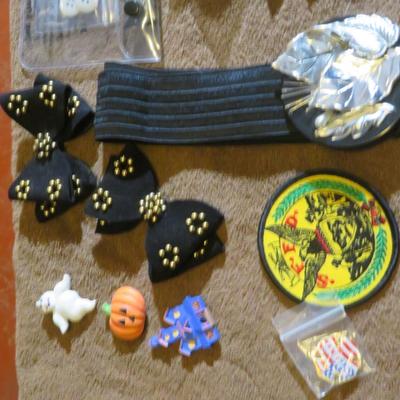 Misc Estate Jewelry Lot - Russian Olympic Pins, Single Earrings & Broken Jewelry For Parts - Cufflinks ++++