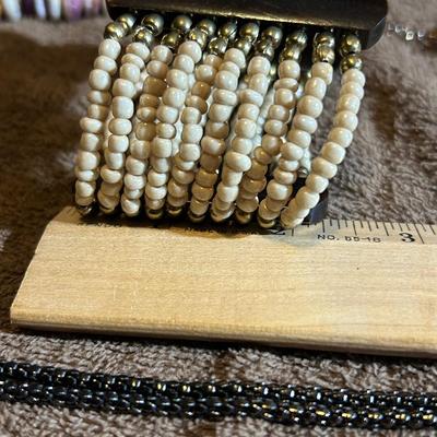 Mix a lot of estate jewelry. Necklaces, belt, earrings, bracelets.