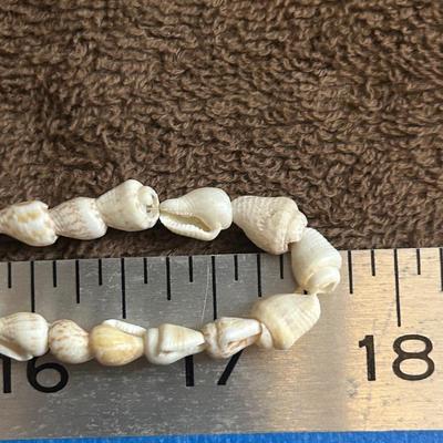 Estate jewelry lot of 5 shell necklaces