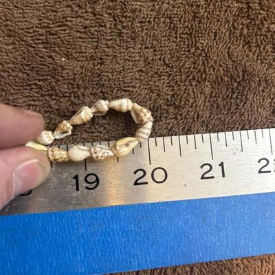 Estate jewelry lot of 5 shell necklaces