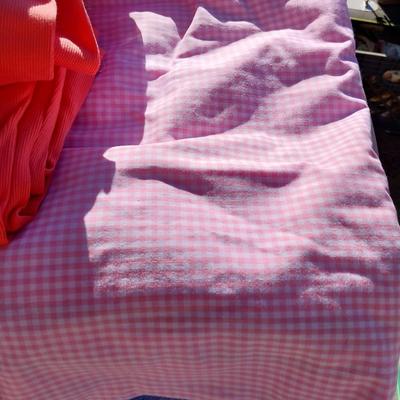 BRIGHT COLORED AND FLOWERY MATERIAL