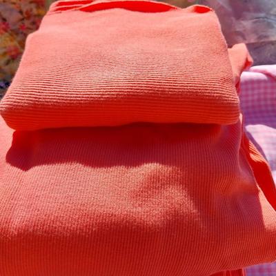 BRIGHT COLORED AND FLOWERY MATERIAL