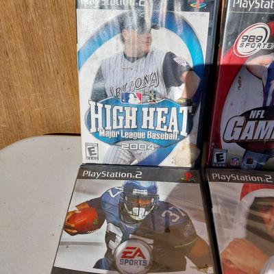 PLAYSTATION 2 SPORTS GAMES-MADDON-FIGHT NIGHT-HIGH HEAT HOCKY AND MORE