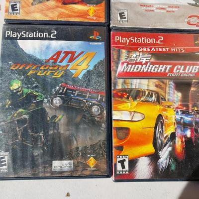 PLAYSTATION 2 GAMES-ATV-RACEING AND SNOWBOARDING